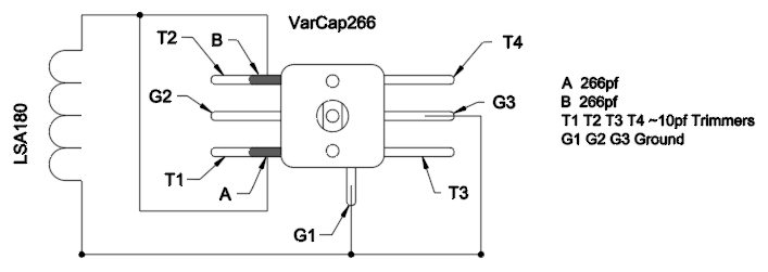 Variable Capacitor 266pf 180uh Coil Wiring